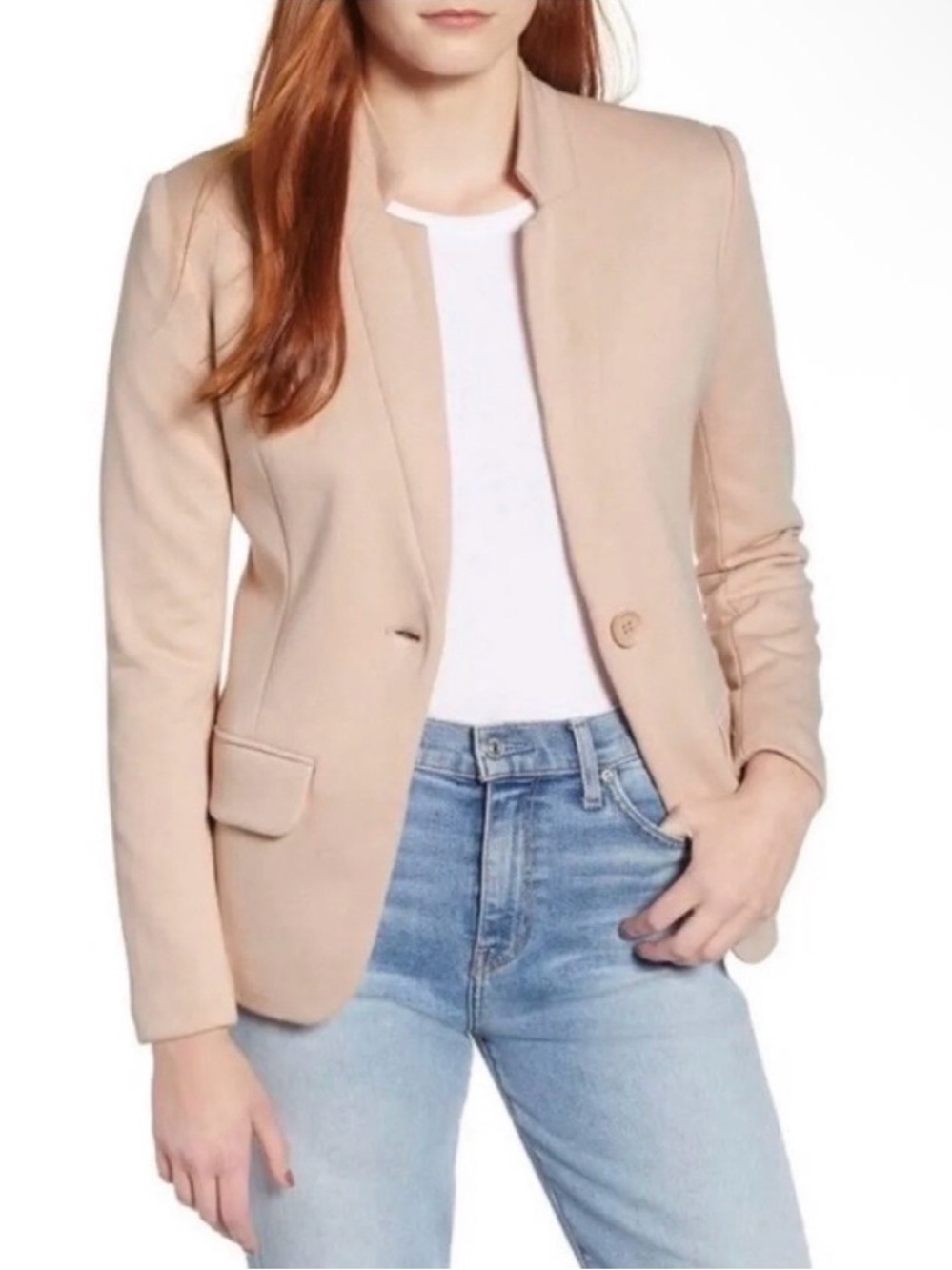 Gibson Look Notch Collar Blazer